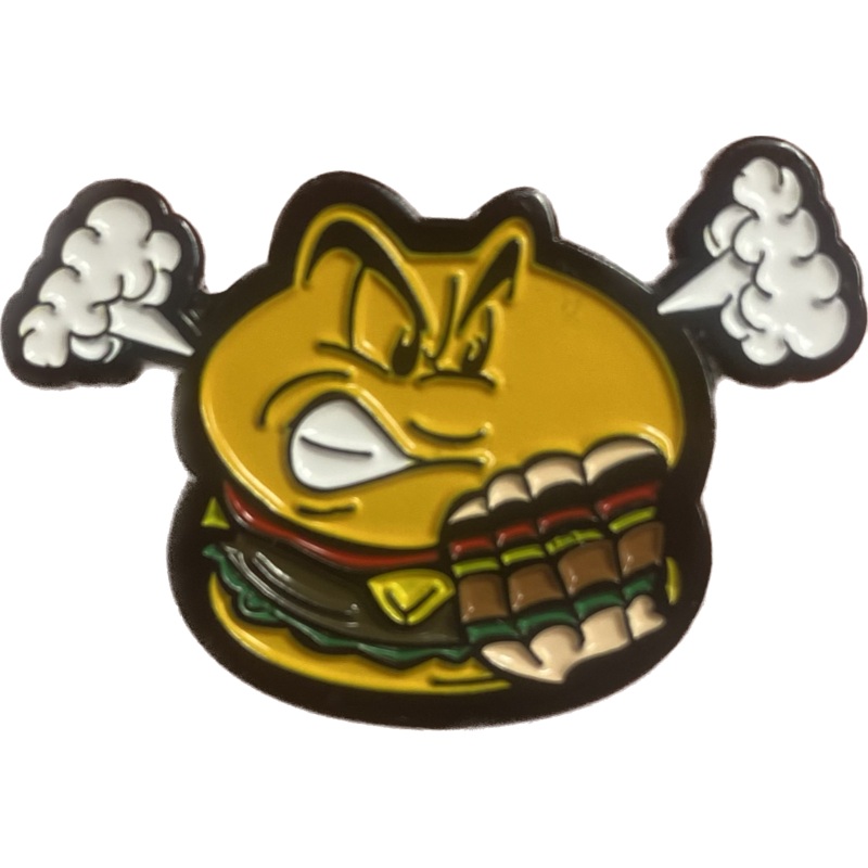 Hartford Yard Goats Steamed Cheeseburgers Lapel Pin