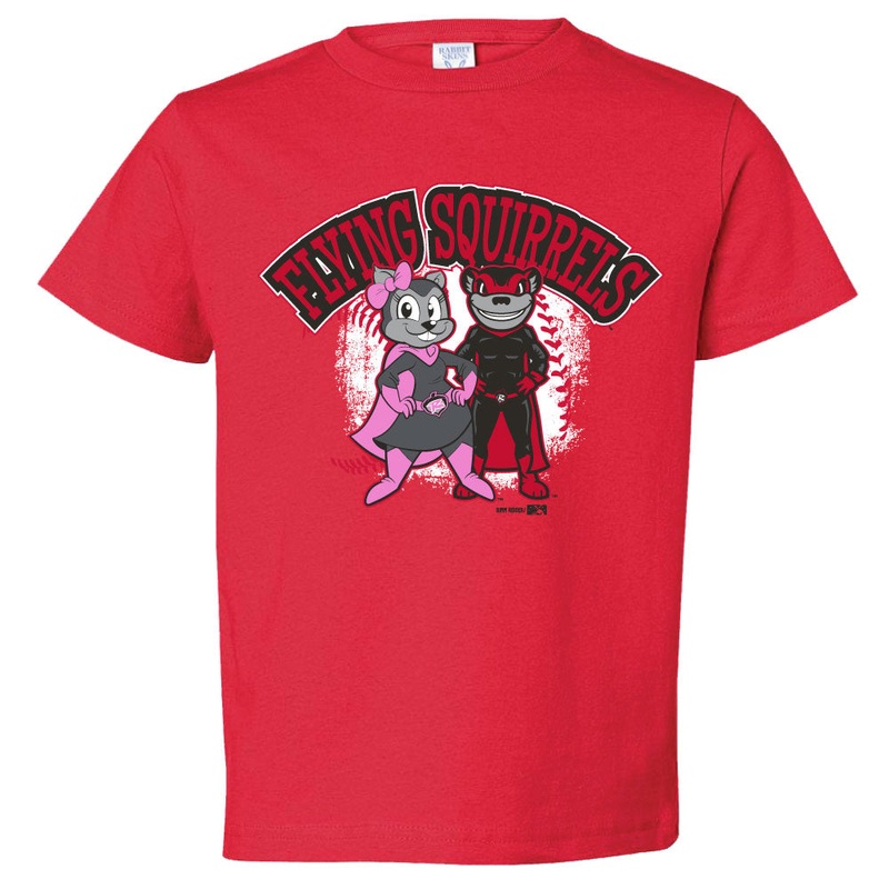 Richmond Flying Squirrels Toddler Nutzy and Nutasha Tee