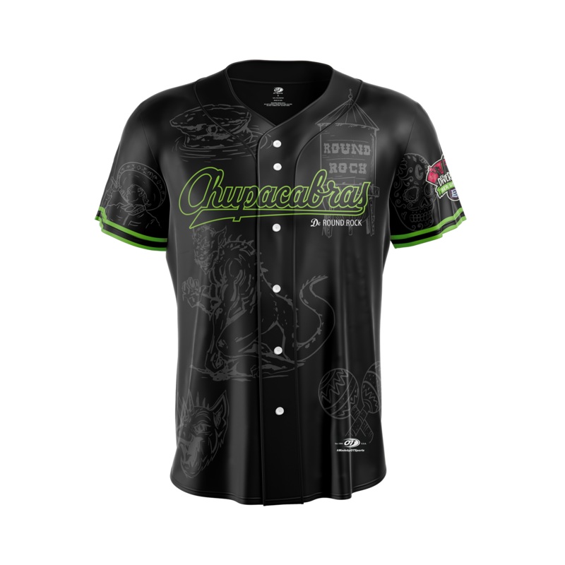 Round Rock Express OT Sports Chupacabras Tackle Twill Replica Jersey