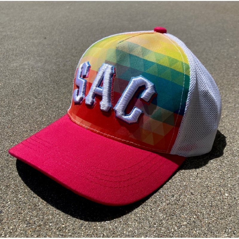 SEGMENTED SAC LADIES HAT, SACRAMENTO RIVER CATS