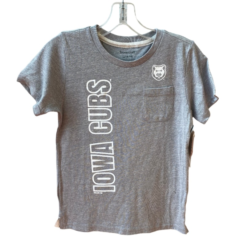 Youth Iowa Cubs Quarterback Pocket Tee