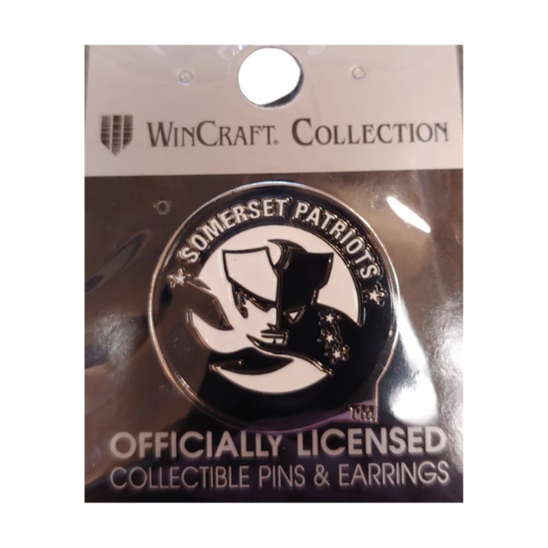 Somerset Patriots Black & White ICON Line Pin