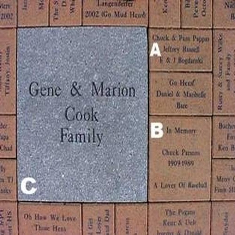 Fifth Third Field Bricks|4×8 Brick (3 lines of text – 20 characters per line)|8×8 Brick (6 lines of text – 20 characters per line)