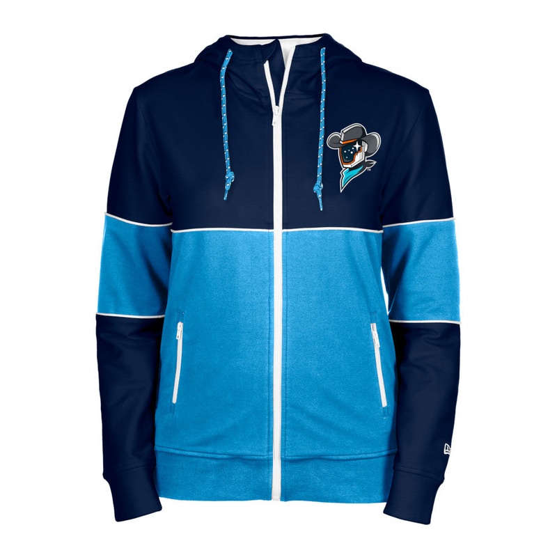 Sugar Land Space Cowboys New Era Women’s Fleece Hood Stretch Full Zip – Final Sale