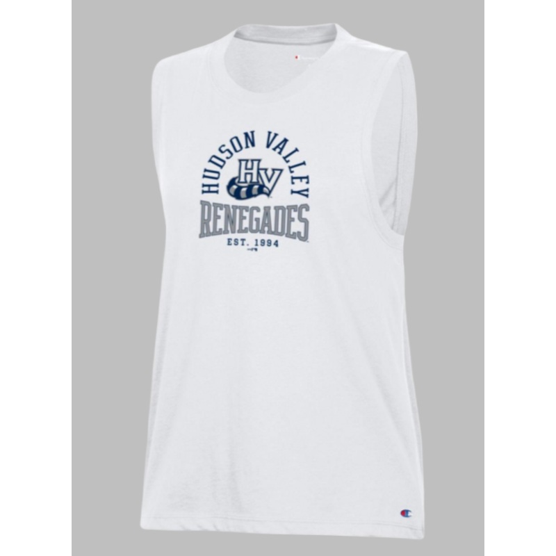 HVR W Champion Core Muscle Tank-White