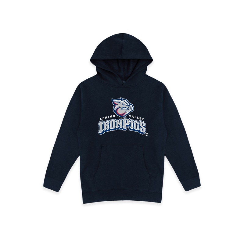 Lehigh Valley IronPigs Youth Navy Hoodie