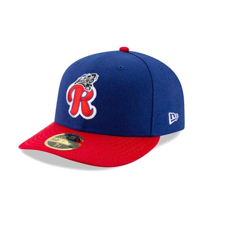 New Era 59Fifty Low Profile Alt. 1 Royal Blue & Red Train Retro Hat