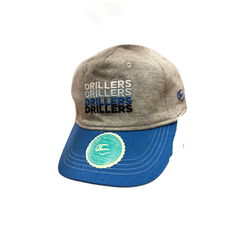 Toddler Velcro Drillers Cap|Grey|Pink