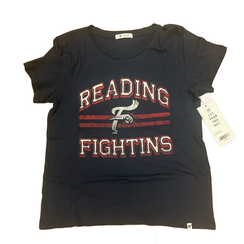 ’47 Brand Reading Fightin Phils Atlas Blue Bright Eyed Frankie Tee Women