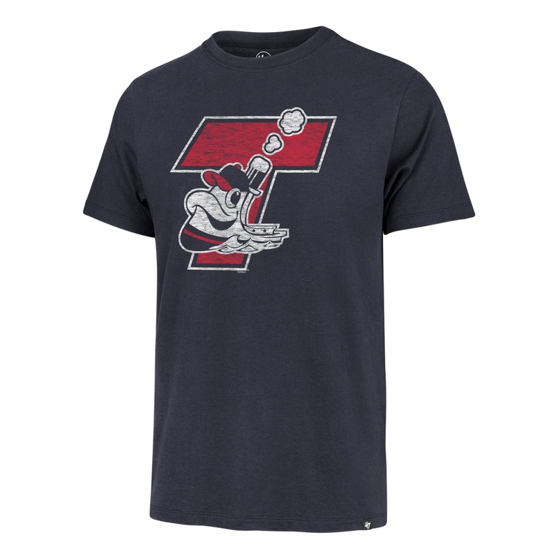Tacoma Rainiers ’47 Brand Navy Tug Boat Franklin Tee