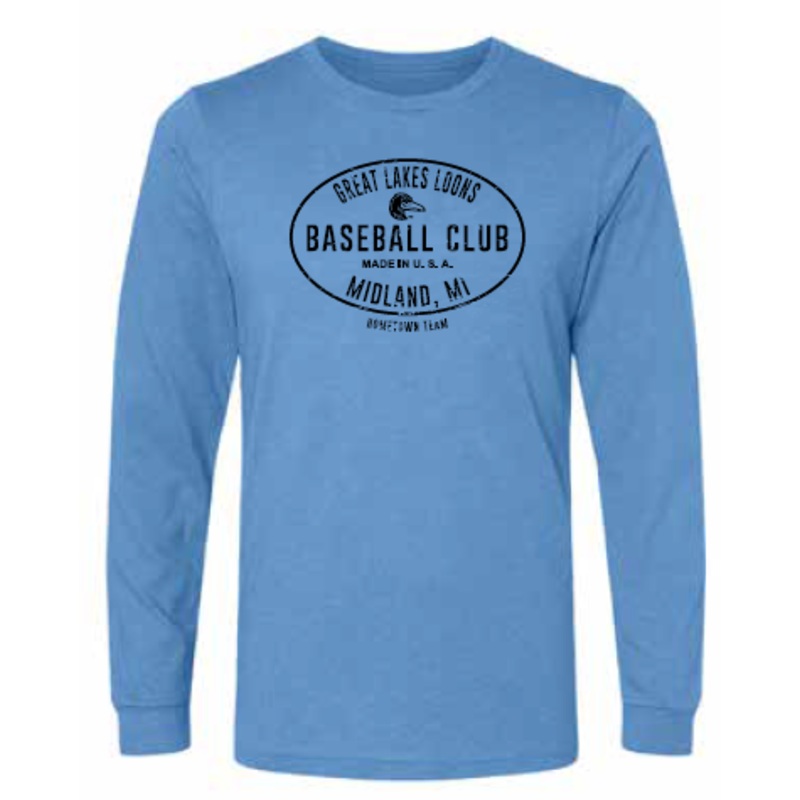 Great Lakes Loons 108 Stitches Blue Baseball Club Long Sleeve