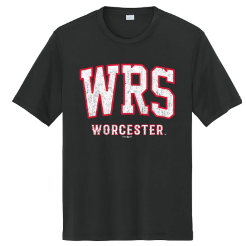 Worcester Red Sox Black Abbreviation Tee