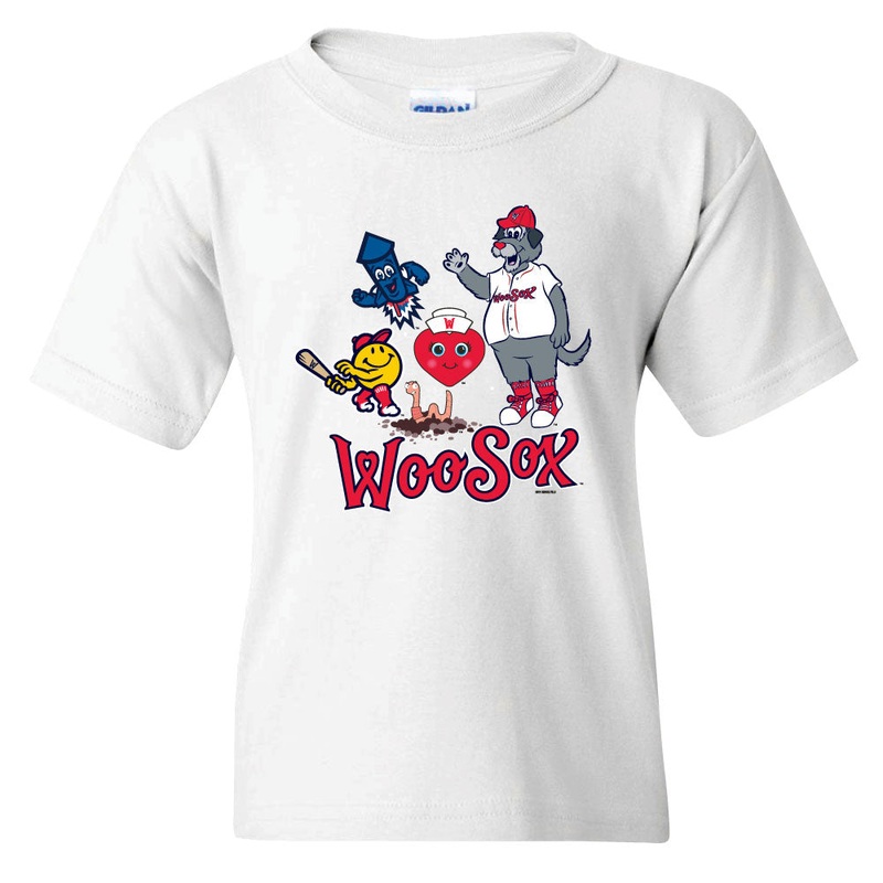 Worcester Red Sox White Central MASScots Tee