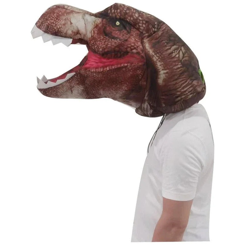 Inflatable Photo Real Jurassic T-Rex Dinosaur Head | 1 ct