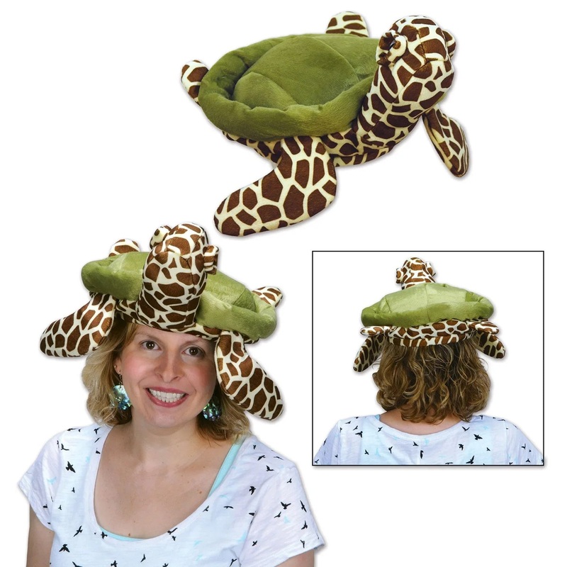 Plush Sea Turtle Hat | 1 ct