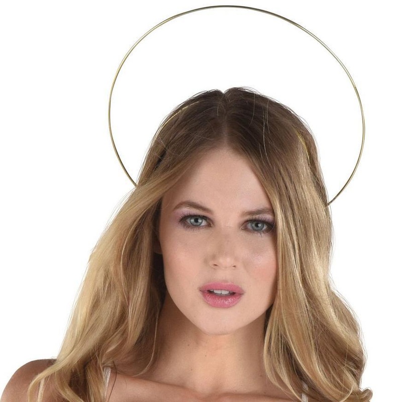 Adult Gold Floating Halo Metal Headband | 1 ct
