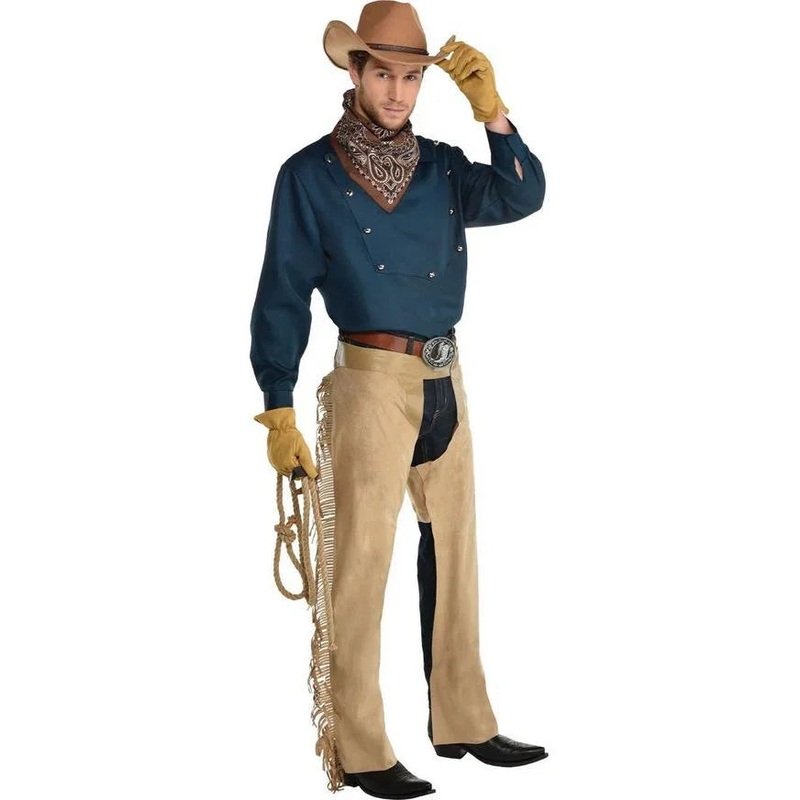 Beige Western Leather Chaps | 1 ct