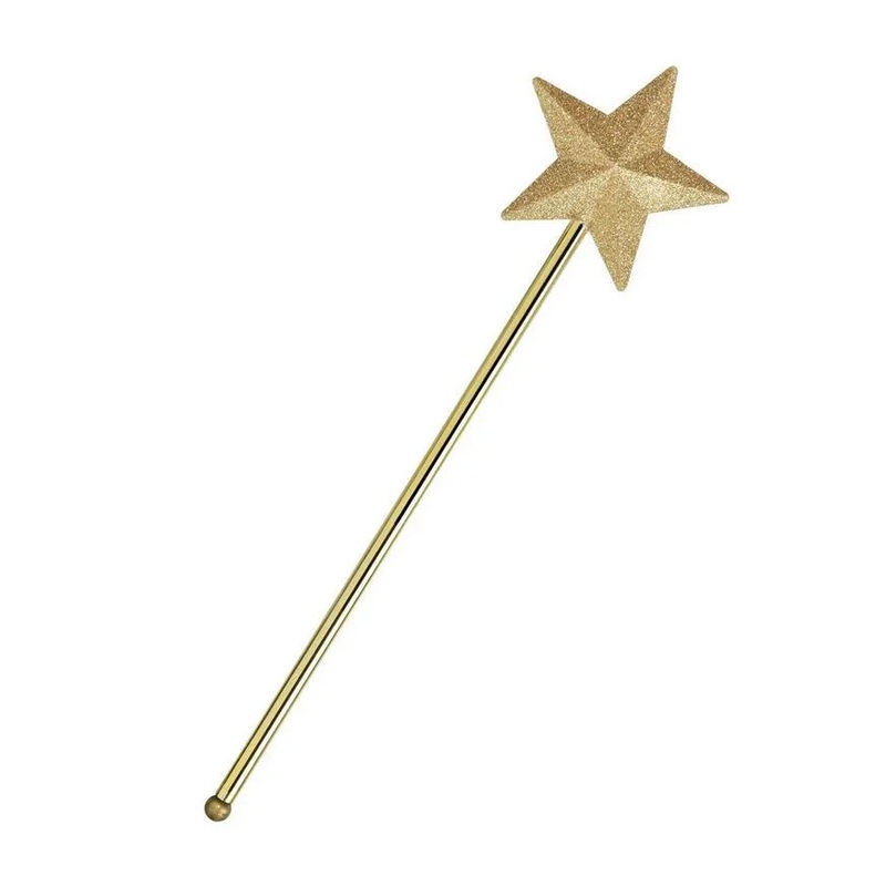 Gold Glitter Star Wand 15 | 1 ct
