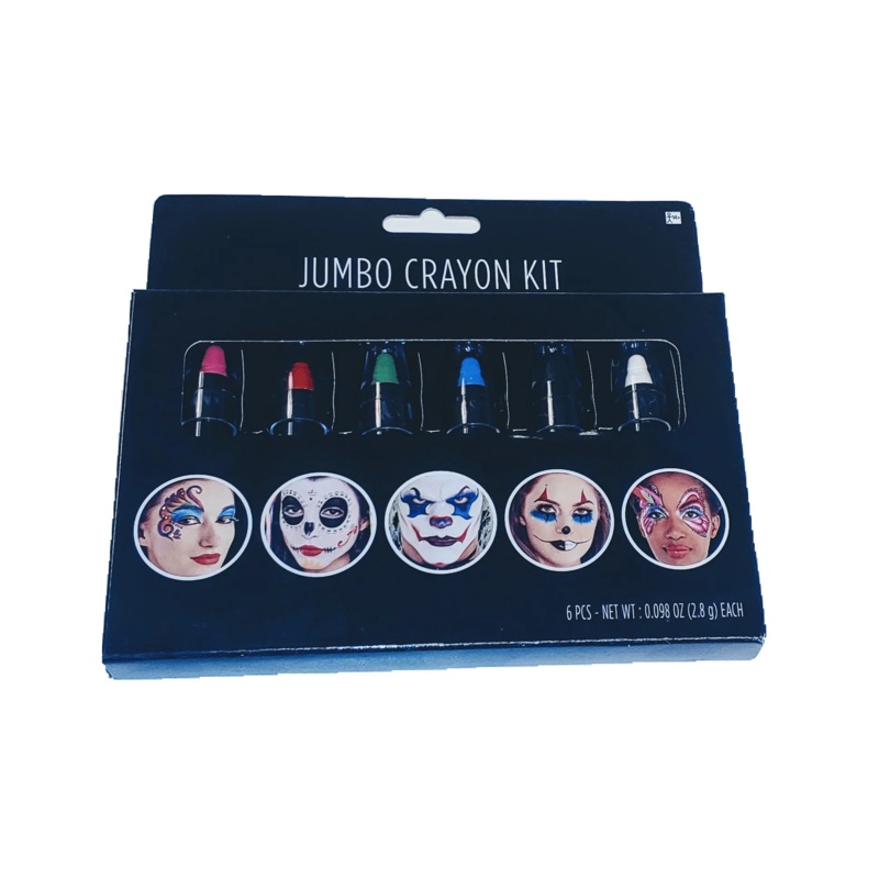 Jumbo Facepaint Crayon Set | 6pcs