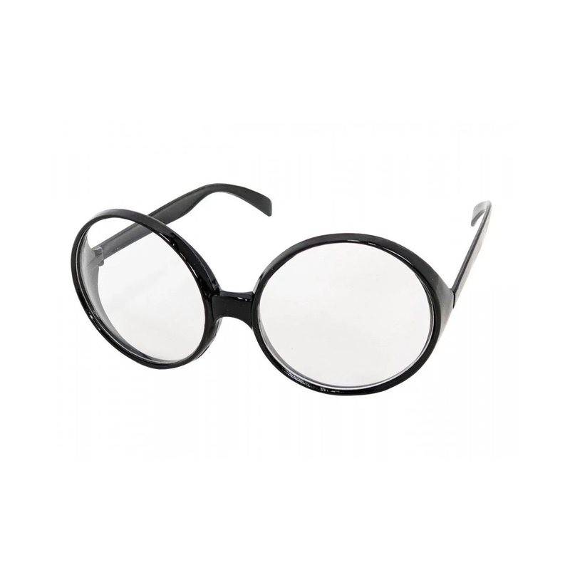 Big Round Glasses Black | 1 ct