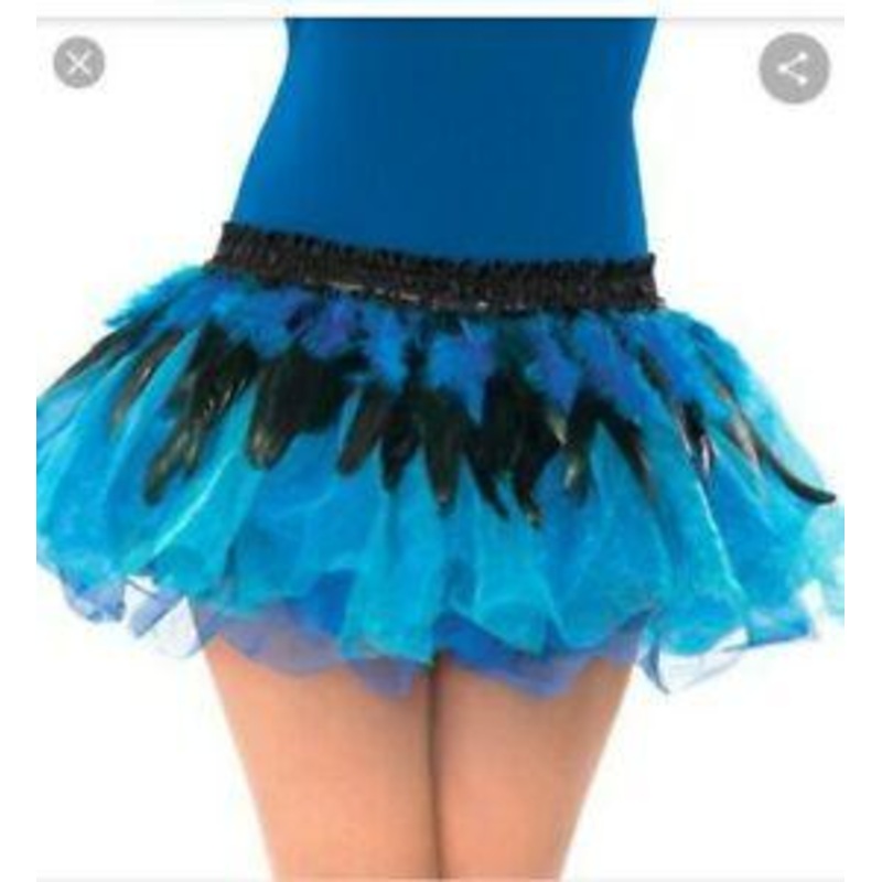 Blue Feather Belt Accessory, Adult | 1 ct
