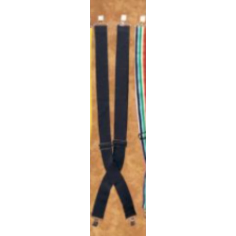 COSTUME RENTAL: Z273 Suspenders Black