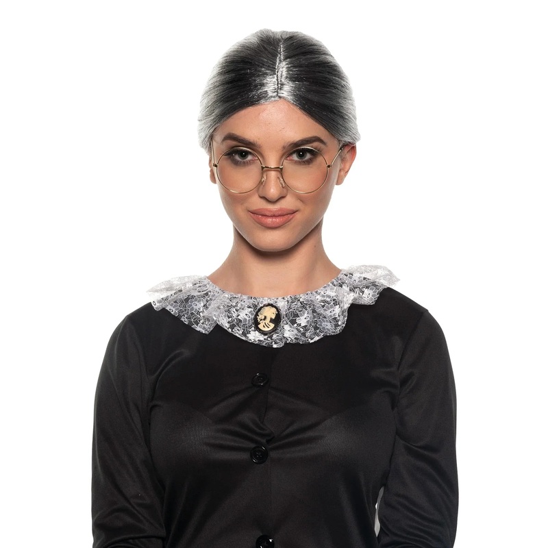 Old Lady Bun Adult Costume Wig | 1 ct
