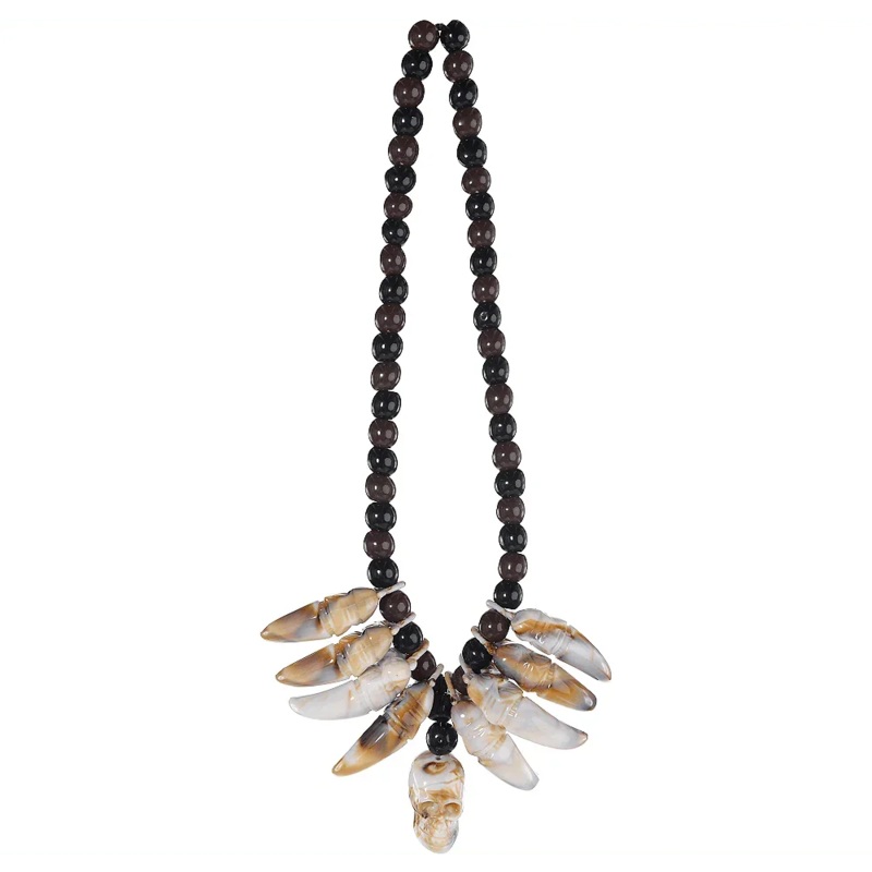 Safari Witch Doctor Beaded Necklace |1 ct