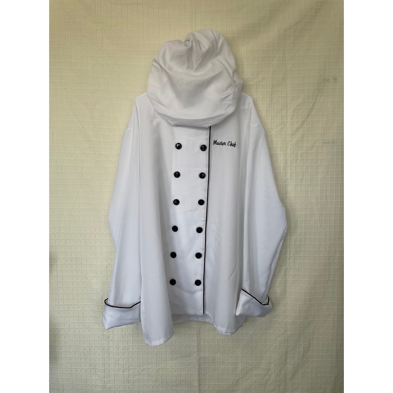 COSTUME RENTAL: O63 Chef Coat and Hat XL 2pc