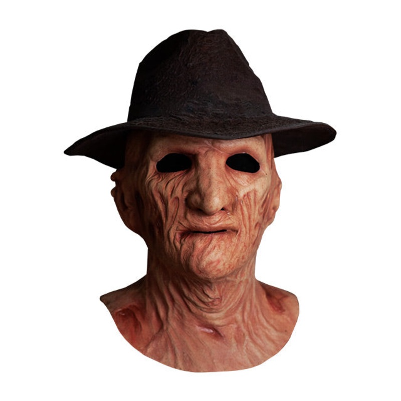A Nightmare on Elm Street 2: Freddy’s Revenge – Deluxe Freddy Krueger Mask with Fedora Hat