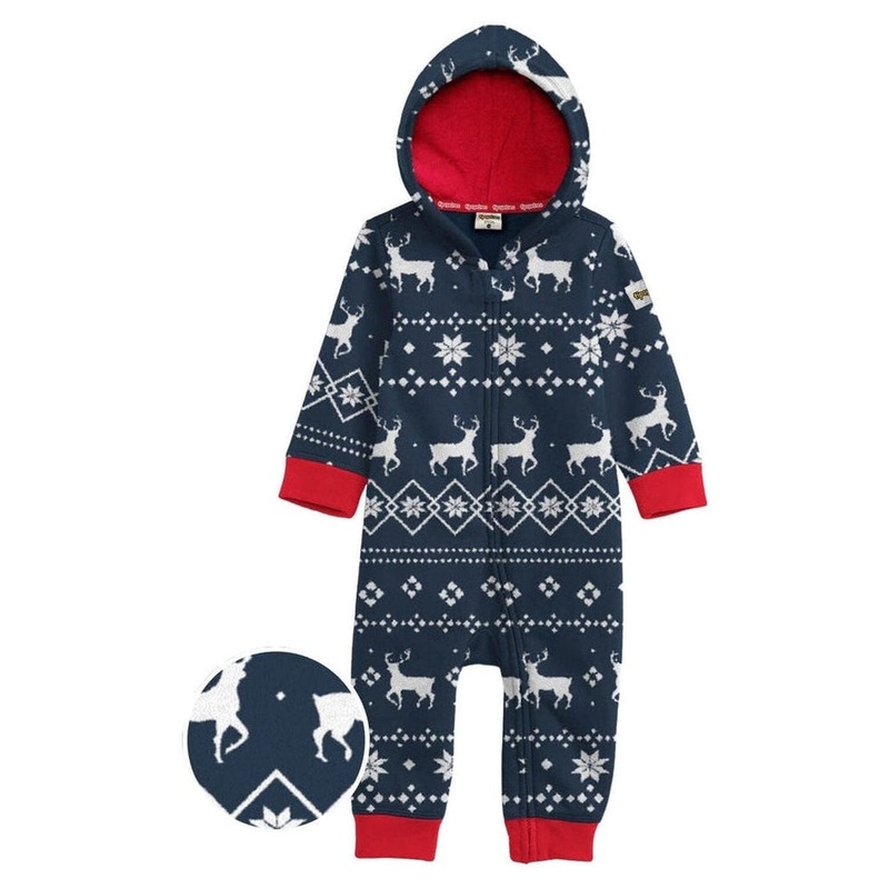 Baby Boy’s Blue Reindeer Jumpsuit