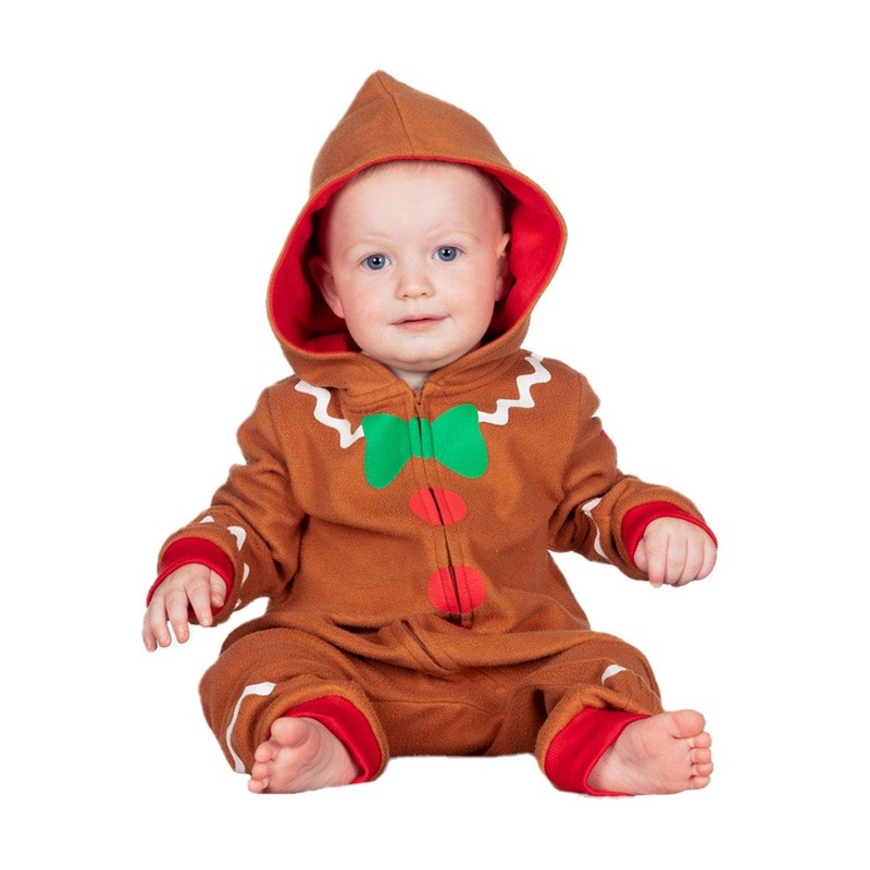 Baby Boy’s Gingerbread Jumpsuit
