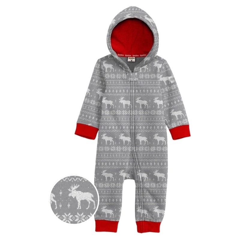 Baby Boy’s Grey Moose Jumpsuit