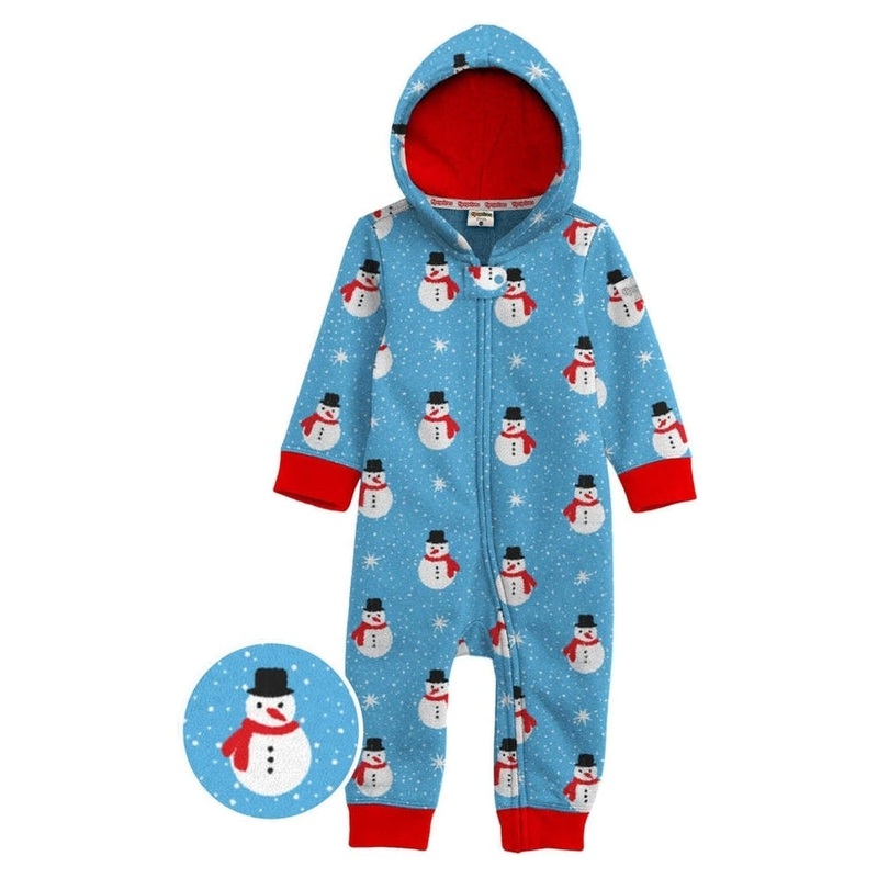 Baby Boy’s Snowman is an Island Jumpsuit