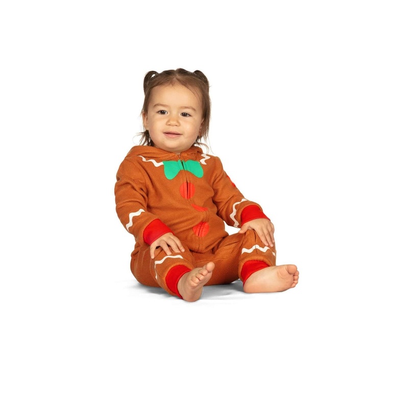 Baby Girl’s Gingerbread Jumpsuit