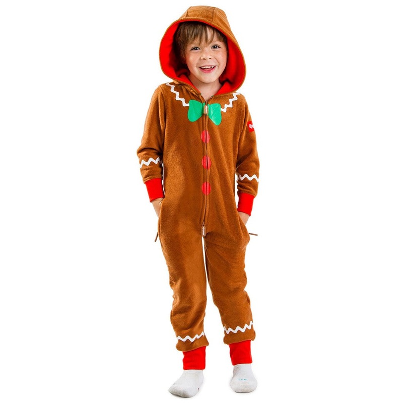 Boy’s Gingerbread Jumpsuit|XS (5)|S (6/7)|M (8)|L (10)|XL (12)