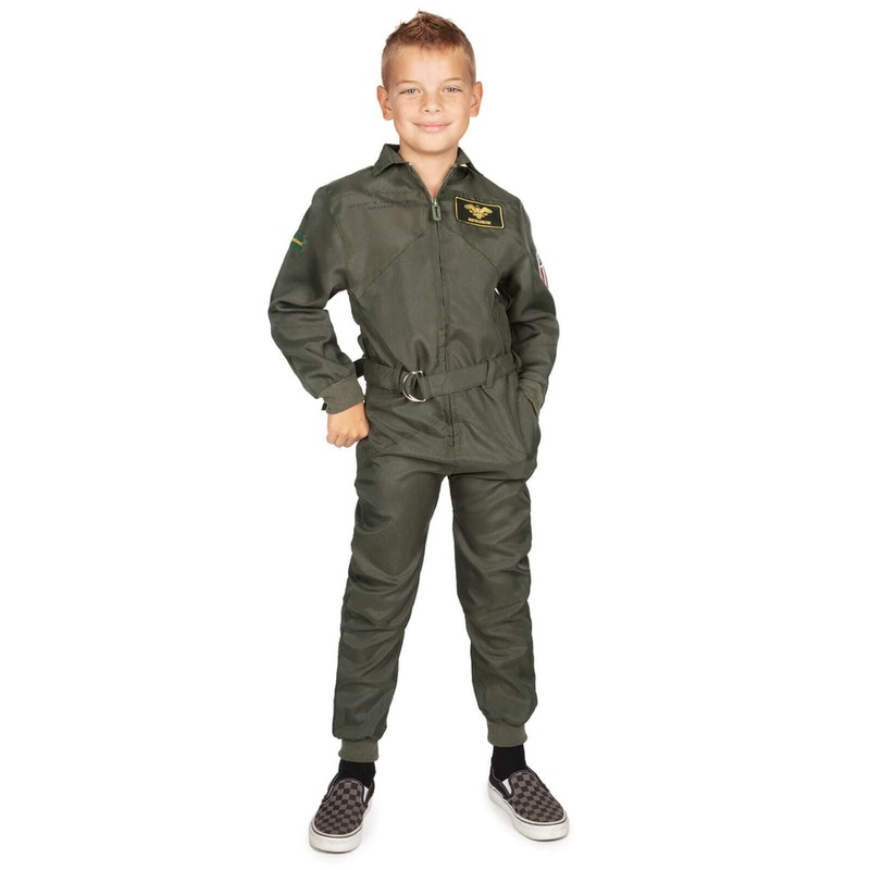 Boy’s Pilot Costume|XS (5)|S (6/7)|M (8)|L (10)|XL (12)