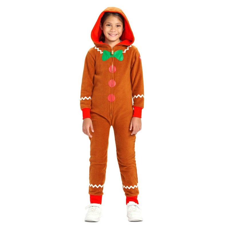 Girl’s Gingerbread Jumpsuit|XS (5)|S (6/7)|M (8)|L (10)|XL (12)