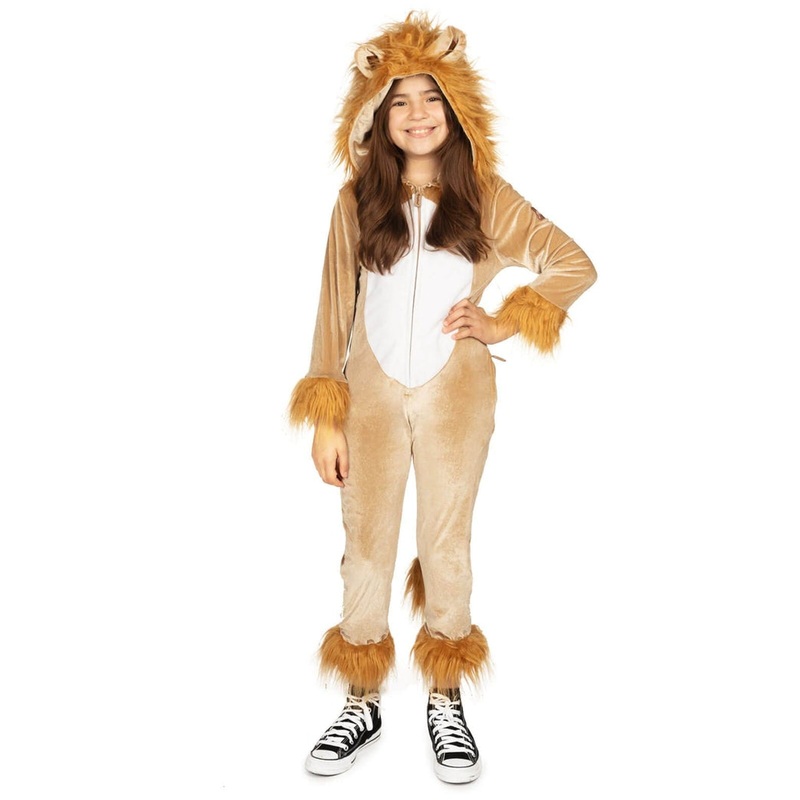 Girl’s Lion Costume|XS (5)|S (6/7)|M (8)|L (10)|XL (12)