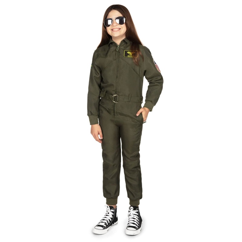 Girl’s Pilot Costume|XS (5)|S (6/7)|M (8)|L (10)|XL (12)