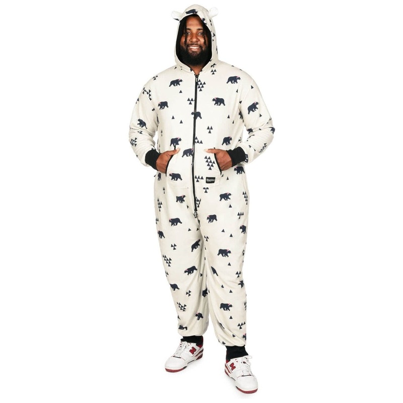 Men’s Beary Christmas Big and Tall Jumpsuit