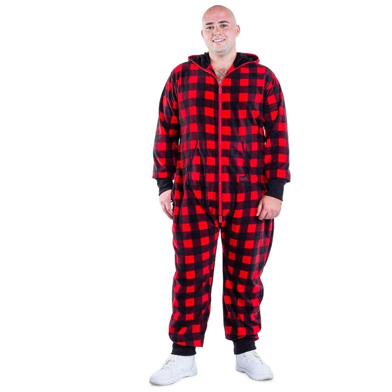 Men’s Lumberjack Big and Tall Jumpsuit