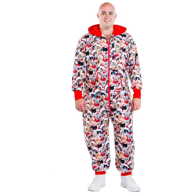Men’s Meowy Catmus Big and Tall Jumpsuit