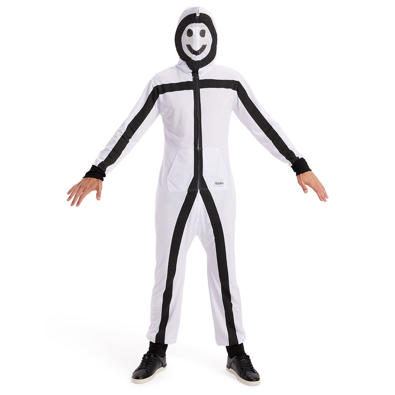Men’s Stick Figure Costume|XS|S|M|L|XL|XXL|3XL