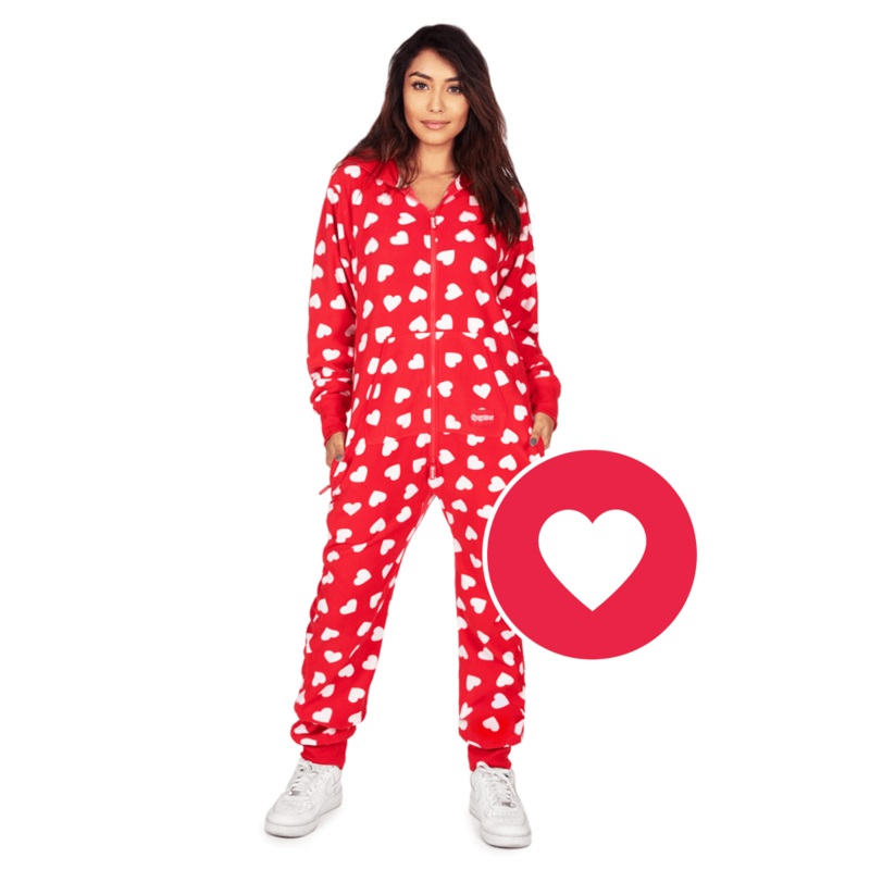 Women’s Beating Hearts Jumpsuit