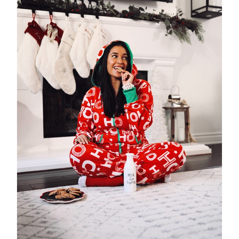 Women’s Ho Ho Ho Plus Size Jumpsuit