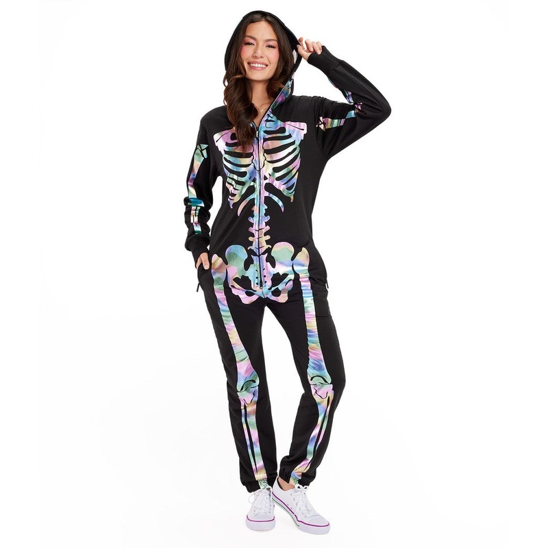 Women’s Iridescent Skeleton Costume