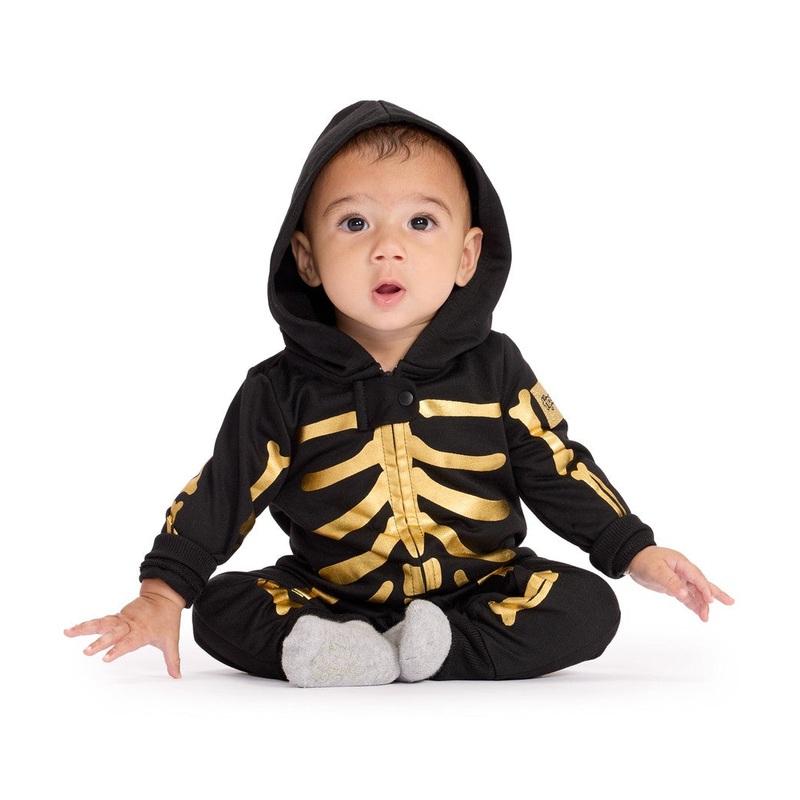 Baby Boy’s Gold Skeleton Costume
