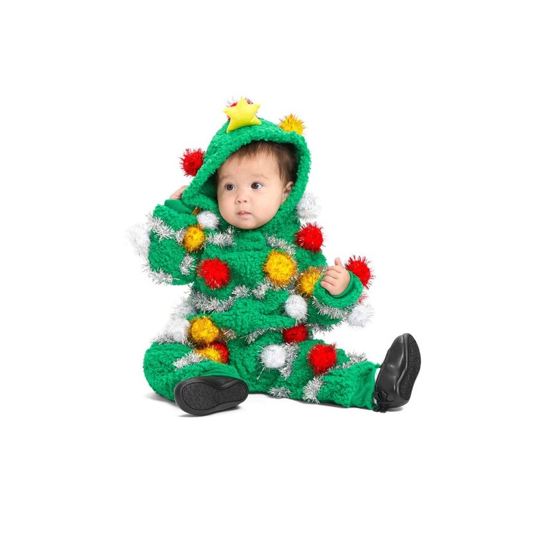Baby Girl’s Oh Christmas Tree Jumpsuit