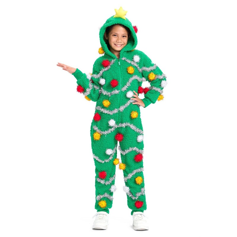 Girl’s Oh Christmas Tree Jumpsuit